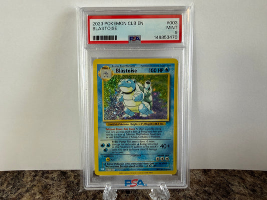 Blastoise Holo PSA 9 Mint 2023 Pokémon Celebrations 003