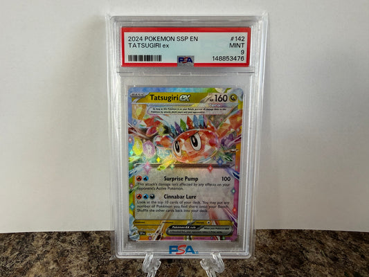 Tatsugiri ex PSA 9 Mint 2024 Pokémon SSP 142