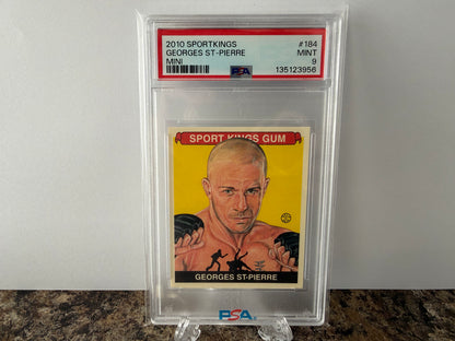 Georges St-Pierre Mini PSA 9 Mint 2010 Sportskings Series D