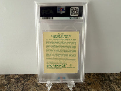 Georges St-Pierre Mini PSA 9 Mint 2010 Sportskings Series D