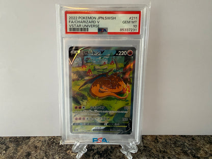 Charizard V Full Art VSTAR Universe PSA 10 Gem Mint 2022 Pokémon JPN SWSH