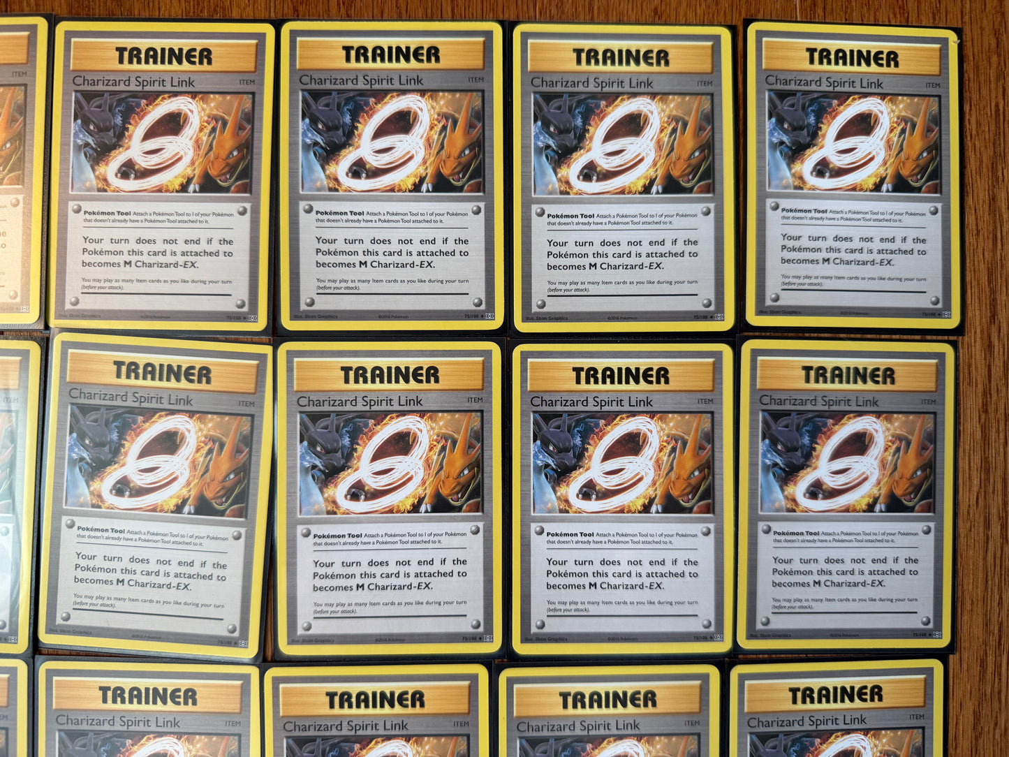 Lot of 28 Charizard Spirit Link 2016 Pokémon XY Evolutions