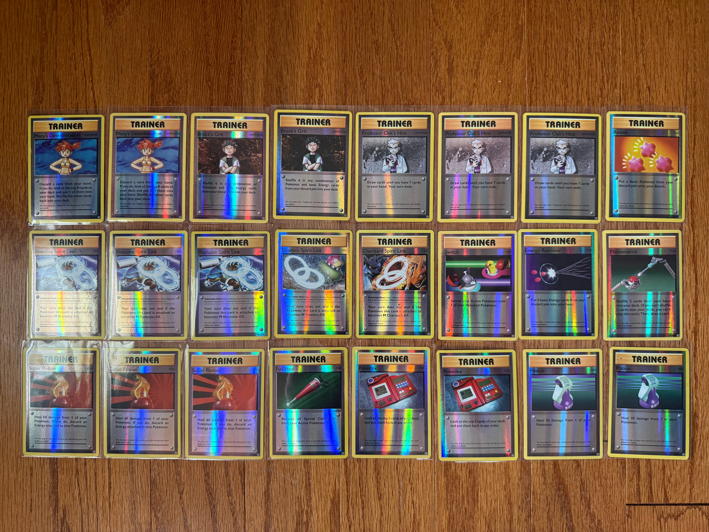 Lot of 24 Reverse Holo Trainers 2016 Pokémon XY Evolutions