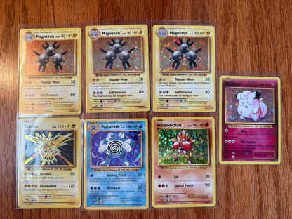 Lot of 7 Holos 2016 Pokémon XY Evolutions