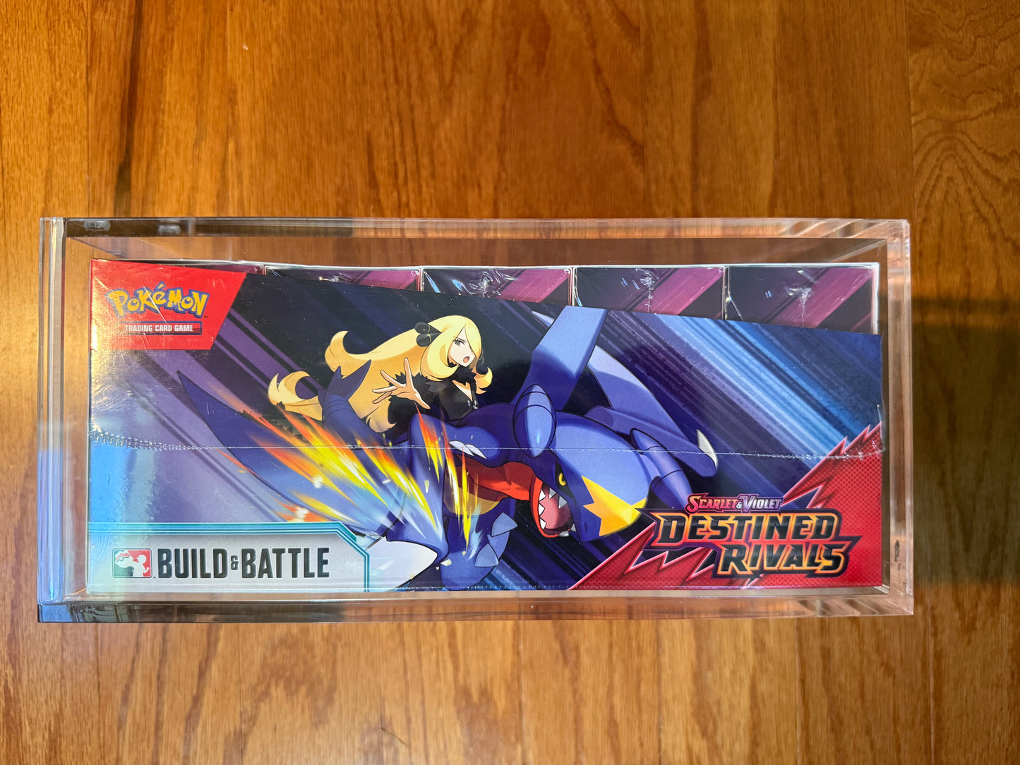 Pokémon Destined Rivals Sealed Build & Battle Case w/ Acrylic Case