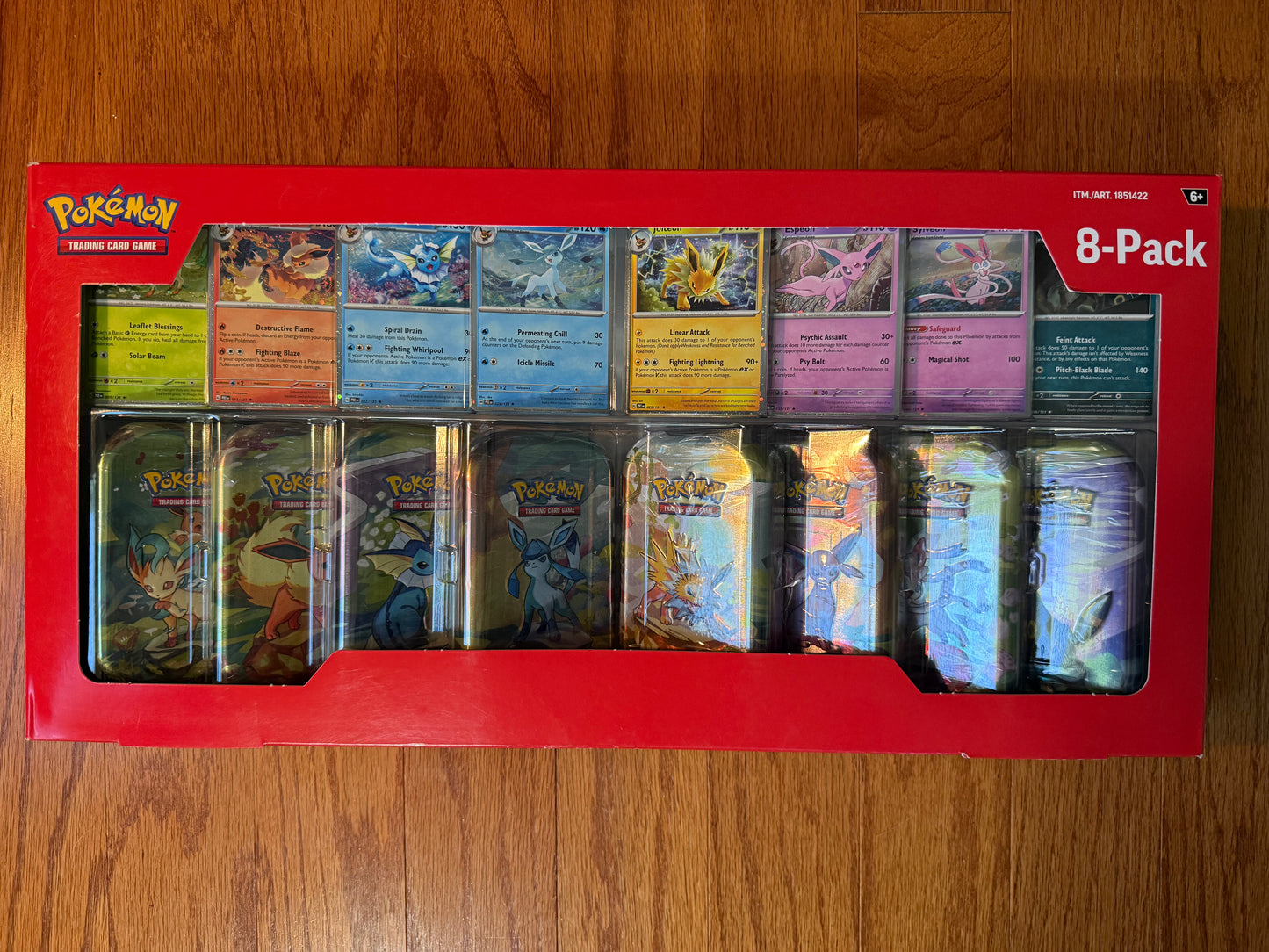 Pokémon Prismatic Evolutions Complete Tin Art Set Box (Costco Exclusive)