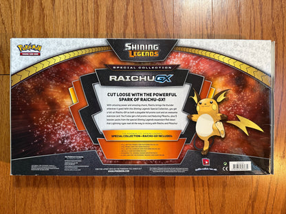 Pokémon Shining Legends Special Collection Raichu GX Box Factory Sealed